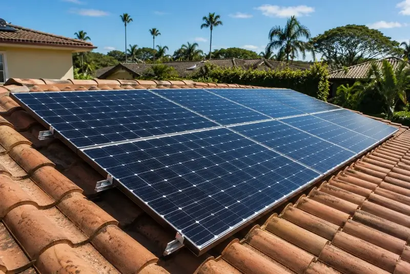 Installation de panneaux solaires à Louisfert